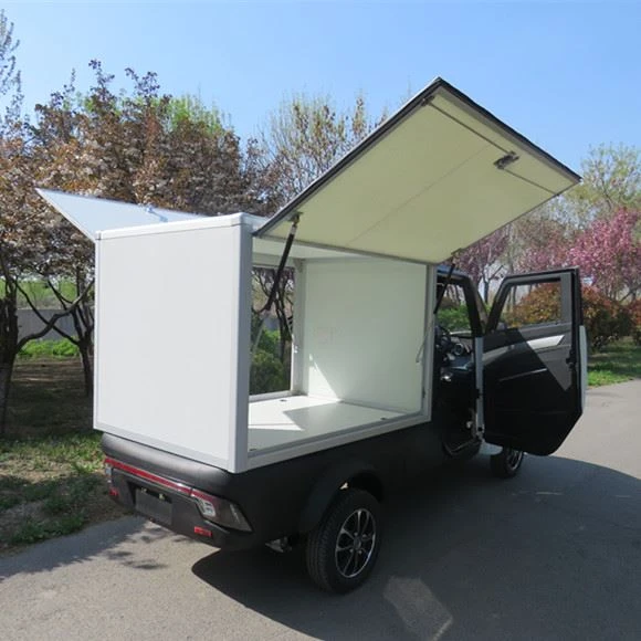 Fast Delivery Adults 4 Wheel Electric Truck Cargo With Enclosed Drive Cabin