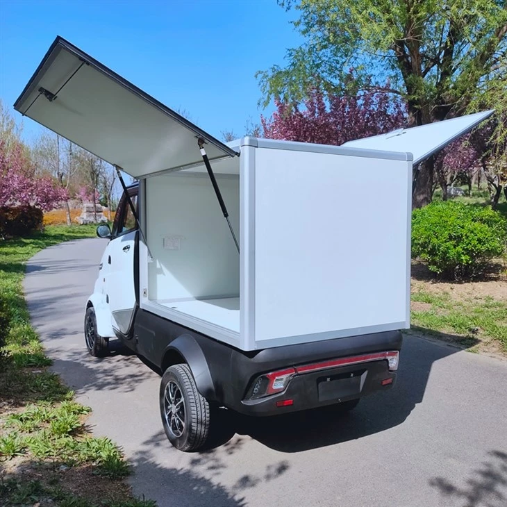 Fast Delivery Adults 4 Wheel Electric Truck Cargo With Enclosed Drive Cabin